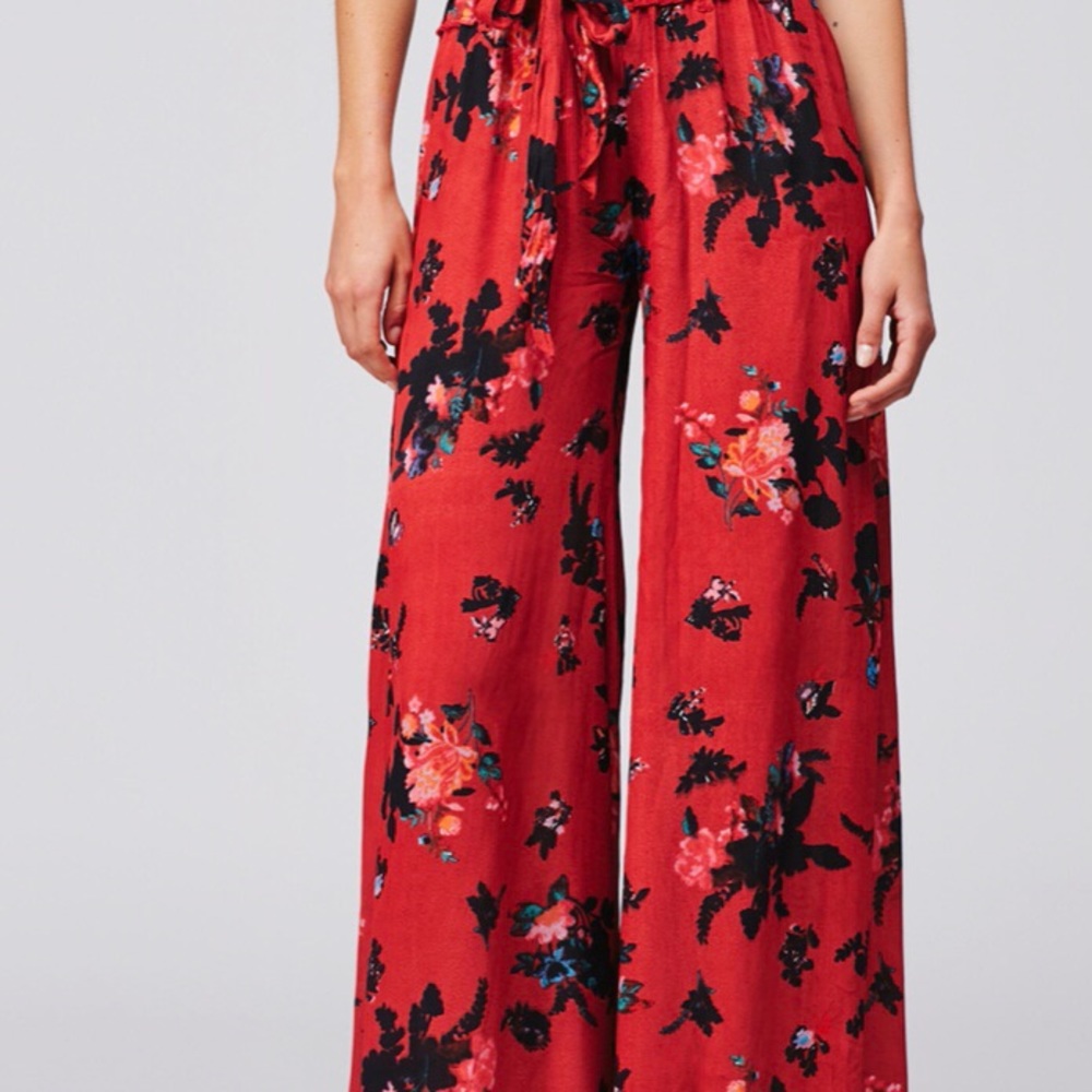 NWOT Free People One Large Moonlight Garden Pants - Picture 2 of 12